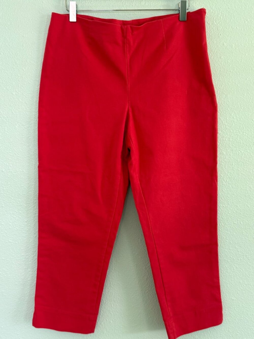 Ellen Tracy Cotton Spandex Ankle Pants Size 10 - Picture 5 of 9
